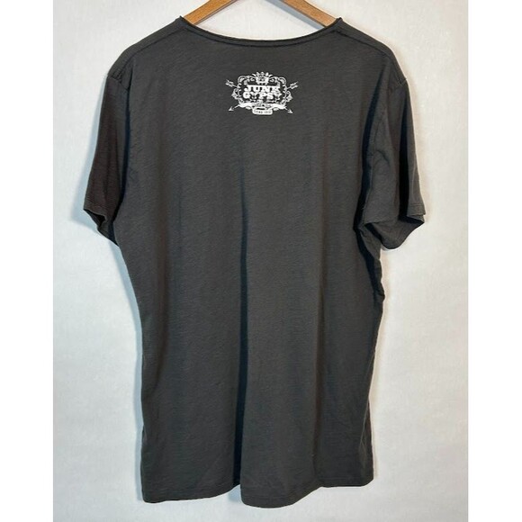 Junk Gypsy Graphic T-shirt Womens XXL Don't Be A Lady Floral Short Sleeve Cotton - Picture 3 of 7